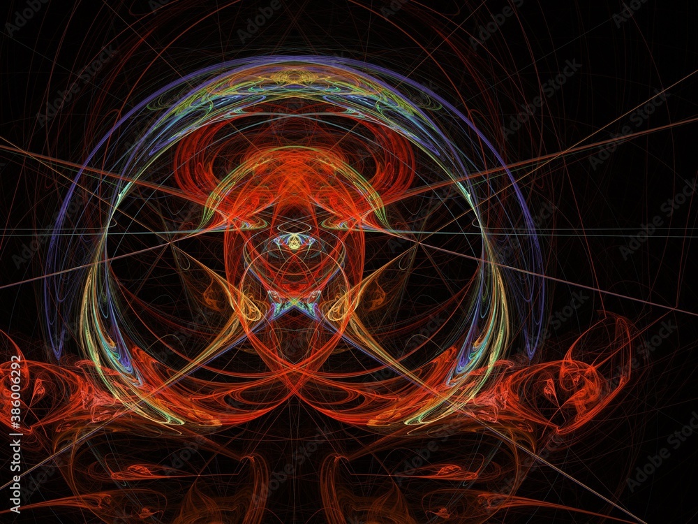 Obraz premium Imaginatory fractal background Image
