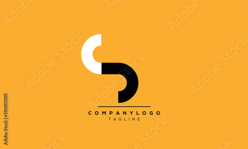 Alphabet letters Initials Monogram logo CS,SC,C and S