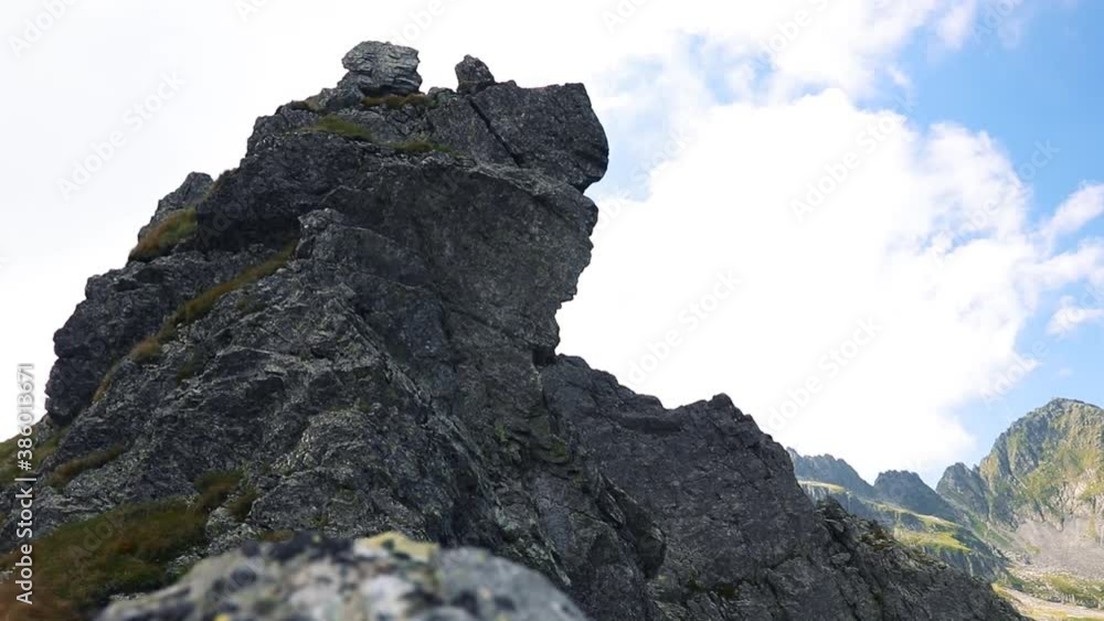 Amazing mountains peaks landscape in summer time Amazing mountains peaks landscape in summer time