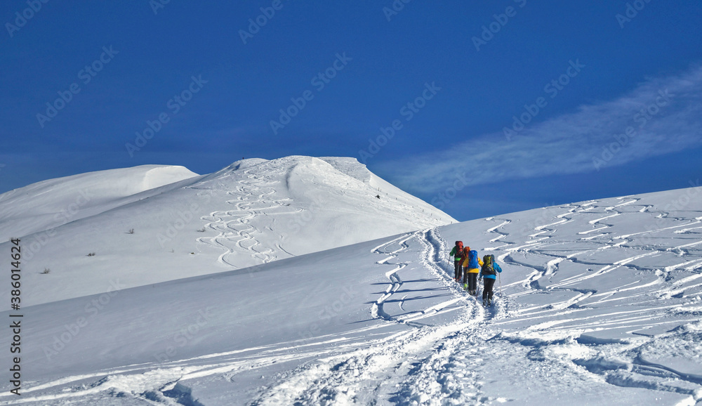 Backcountry Skiing in Italy on Toblacher Hochorn