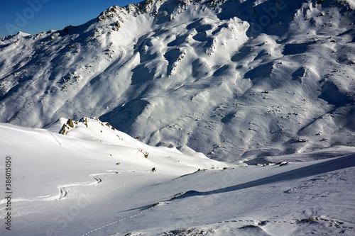 Backcountry Skiing in the Alps © ummanandapics