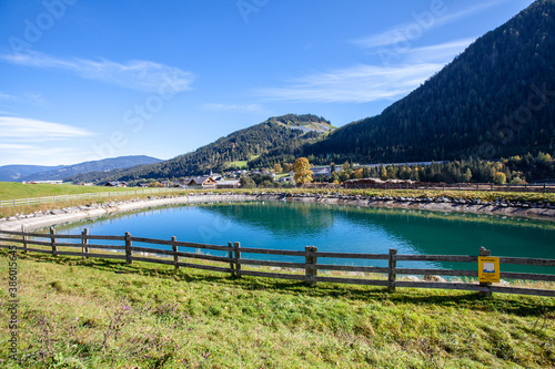 Die Enns in Flachau im oberen Ennstal