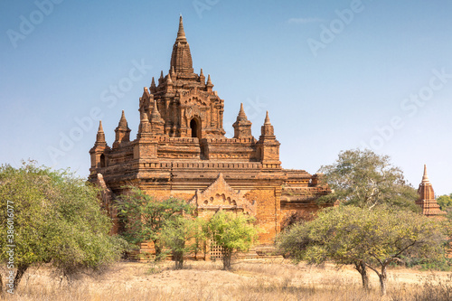 Ancient Kya Zin Hpaya at Bagan