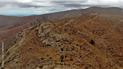 desert mountains with beautiful shapes and colors