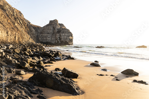 beach and rocks