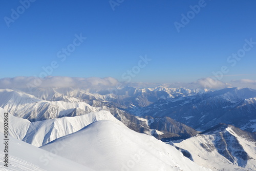 snow covered mountains © Gayane