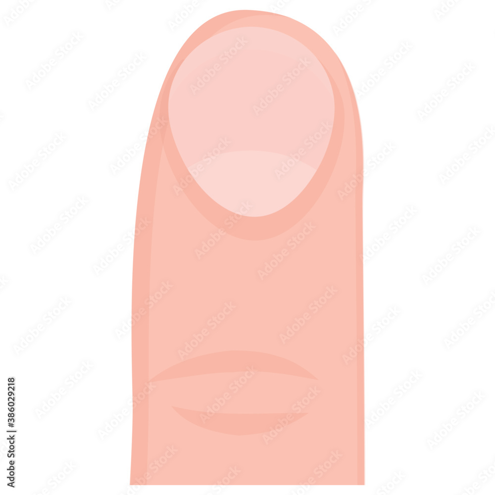 Human sensory organ of touch is denoted here by showing single finger
Human sensory organ of touch is denoted here by showing single finger