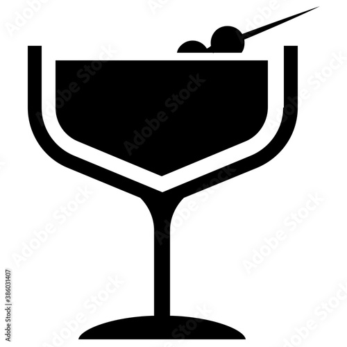 
A  glass having chilled  beverage in it symbolizing mojito cocktail 
