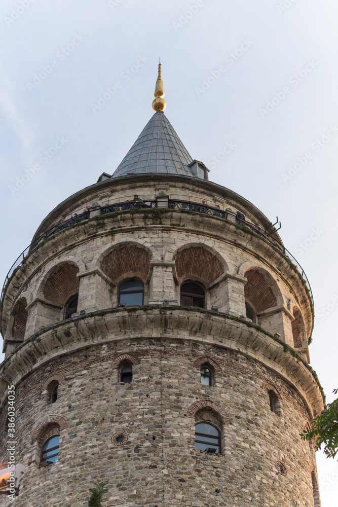 The magnificent Details  ancient Galata tower