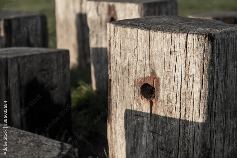 Wooden ornamentation. 