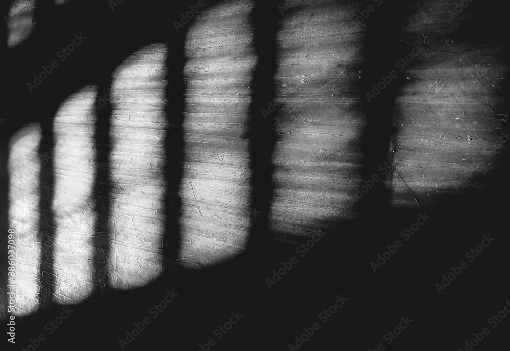 Картината върху платно Shadow from the blinds, abstract background