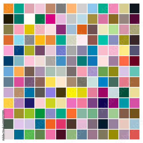 Colorful Squares vector illustration. Squares design element, square pattern. Blocks illustration