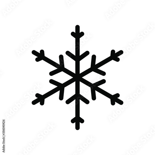 Snow icon set. Winter vector collection