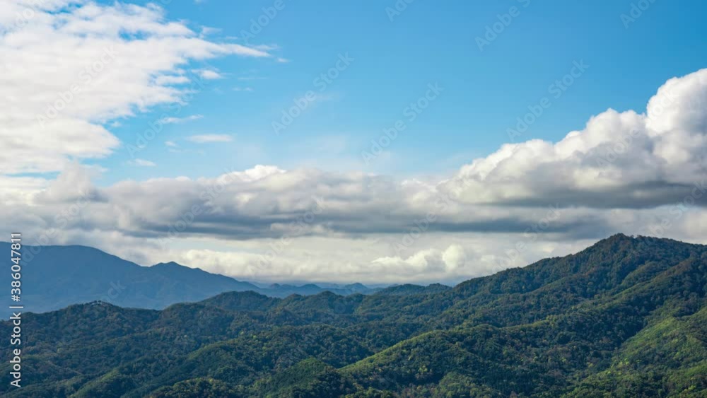 高原の風景 環境イメージ タイムラプス ズームイン 高原の風景 環境イメージ タイムラプス ズームイン