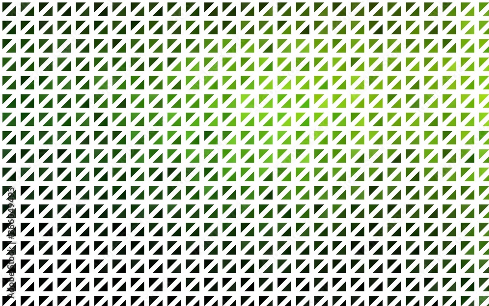 Light Green vector background with triangles. Light Green vector background with triangles.