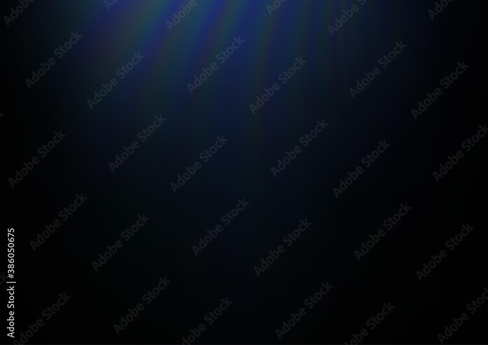 Obraz premium Dark BLUE vector modern bokeh pattern.