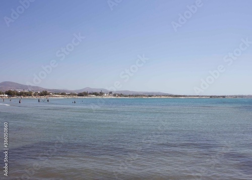 Agia Anna coastline in Naxos Island, Greece