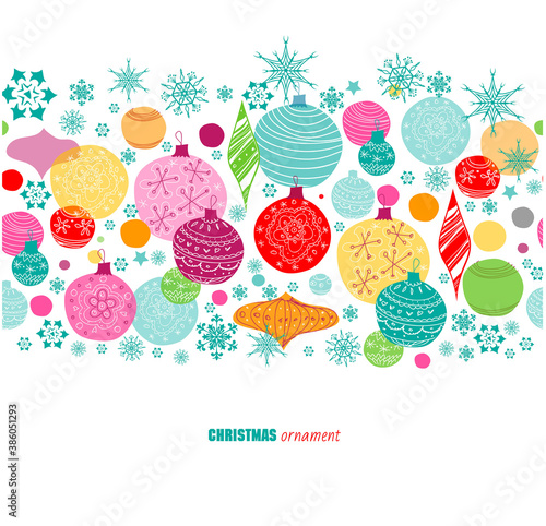 Chirstmas card. Vector illustration