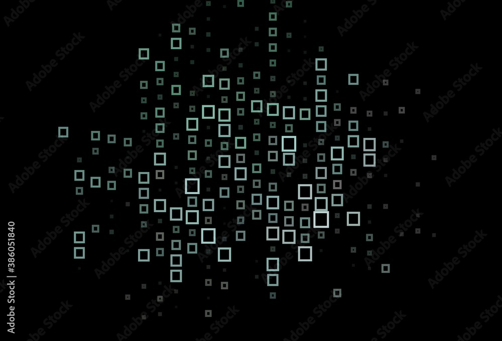 Dark Black vector texture in rectangular style. Dark Black vector texture in rectangular style.
