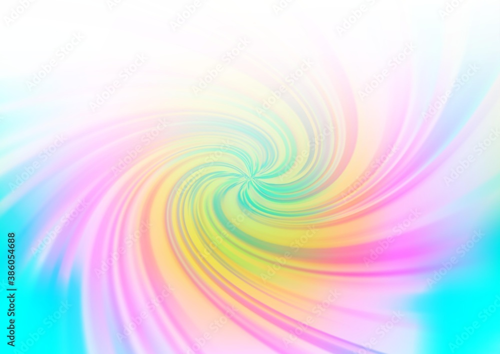 Fototapeta premium Light Multicolor, Rainbow vector glossy bokeh pattern.