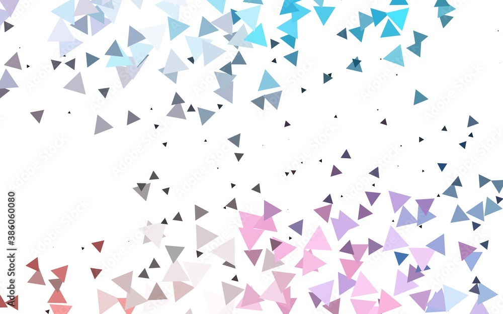 Light Blue, Red vector pattern in polygonal style. Light Blue, Red vector pattern in polygonal style.
