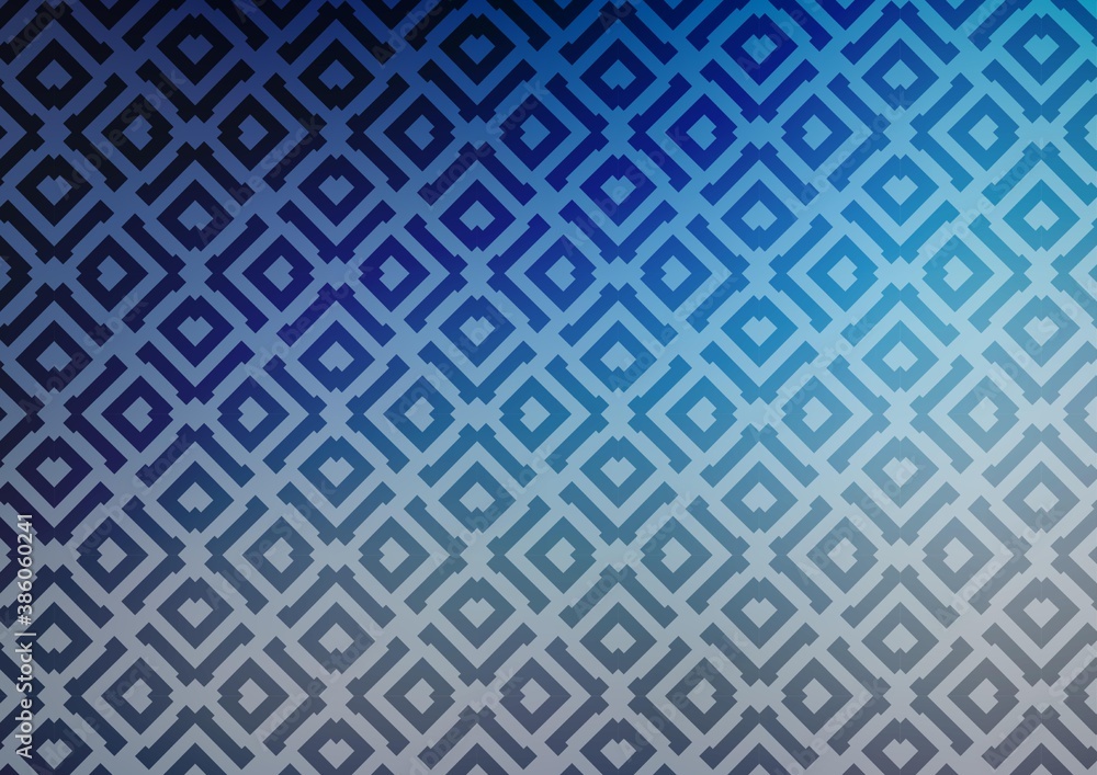 Light BLUE vector texture with lines, rhombuses. Light BLUE vector texture with lines, rhombuses.