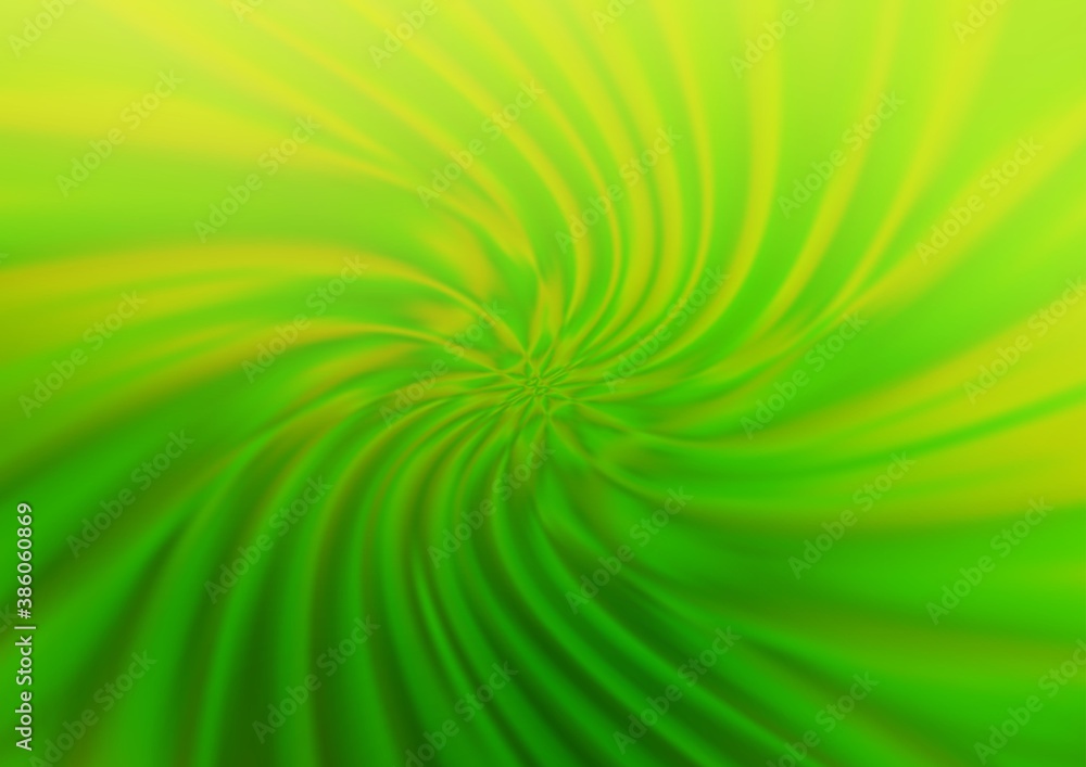 Light Green vector blurred shine abstract template. Light Green vector blurred shine abstract template.