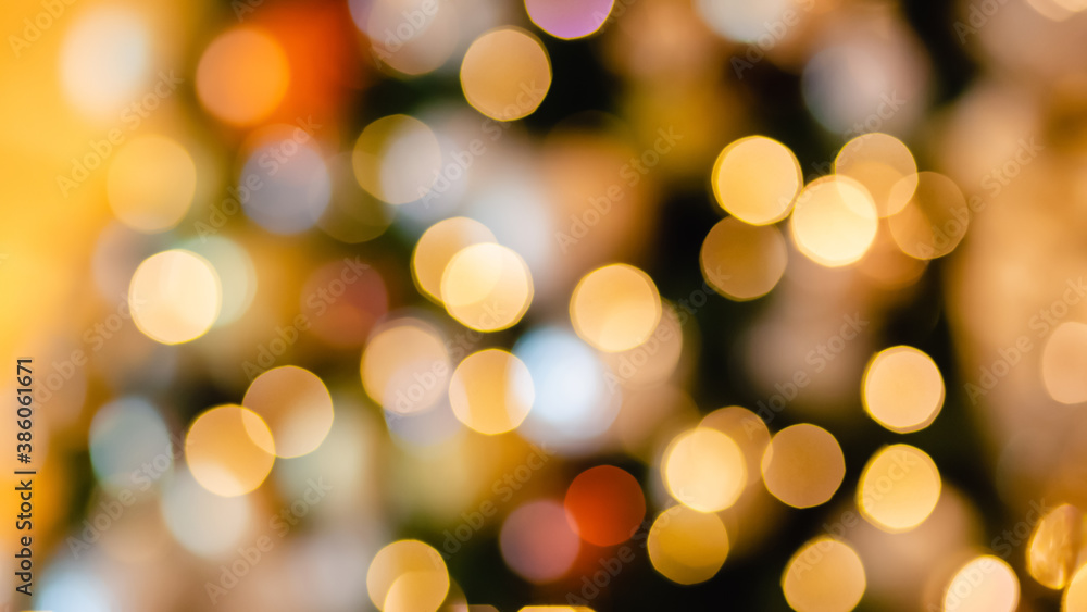 Gold bokeh blur defocus use for background Gold bokeh blur defocus use for background