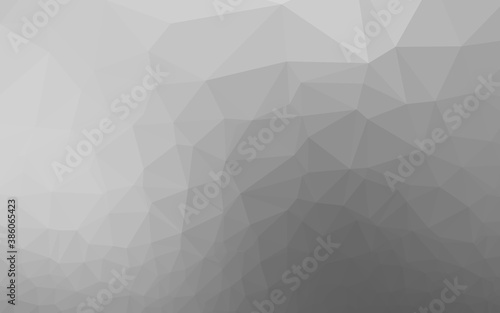Fototapeta Naklejka Na Ścianę i Meble -  Light Silver, Gray vector abstract polygonal cover.