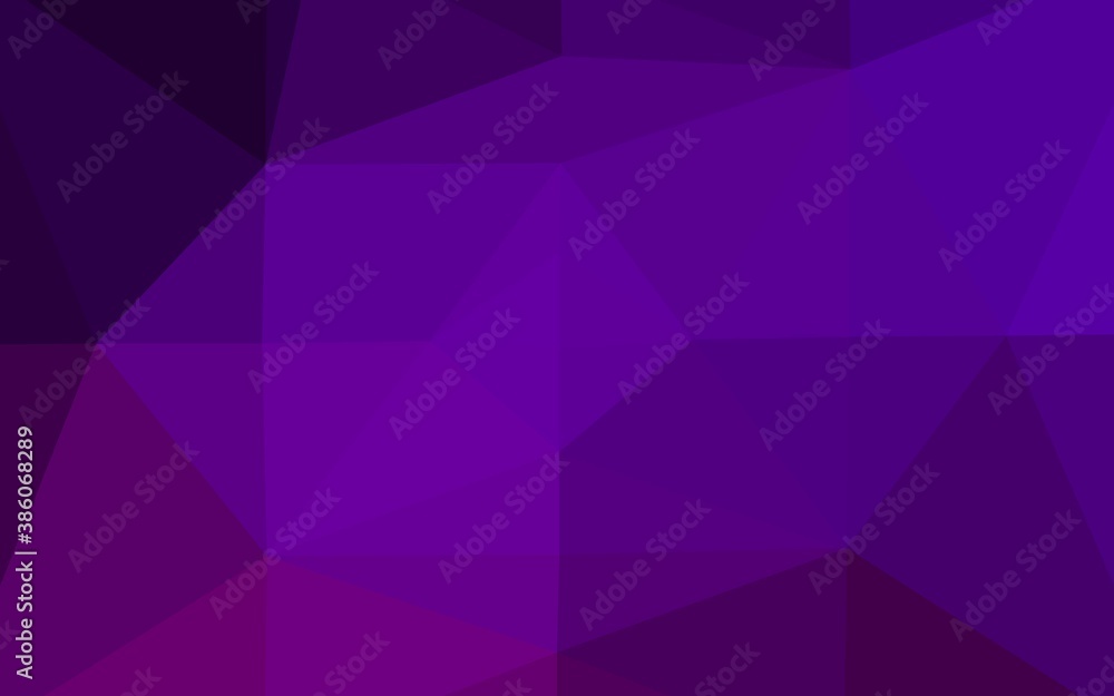 Dark Purple vector shining triangular background. Dark Purple vector shining triangular background.