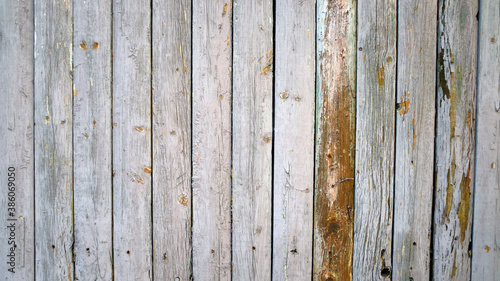 Weathered Wooden Fence Texture