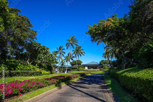 Beach resort, Waikoloa, Big Island, Hawaii