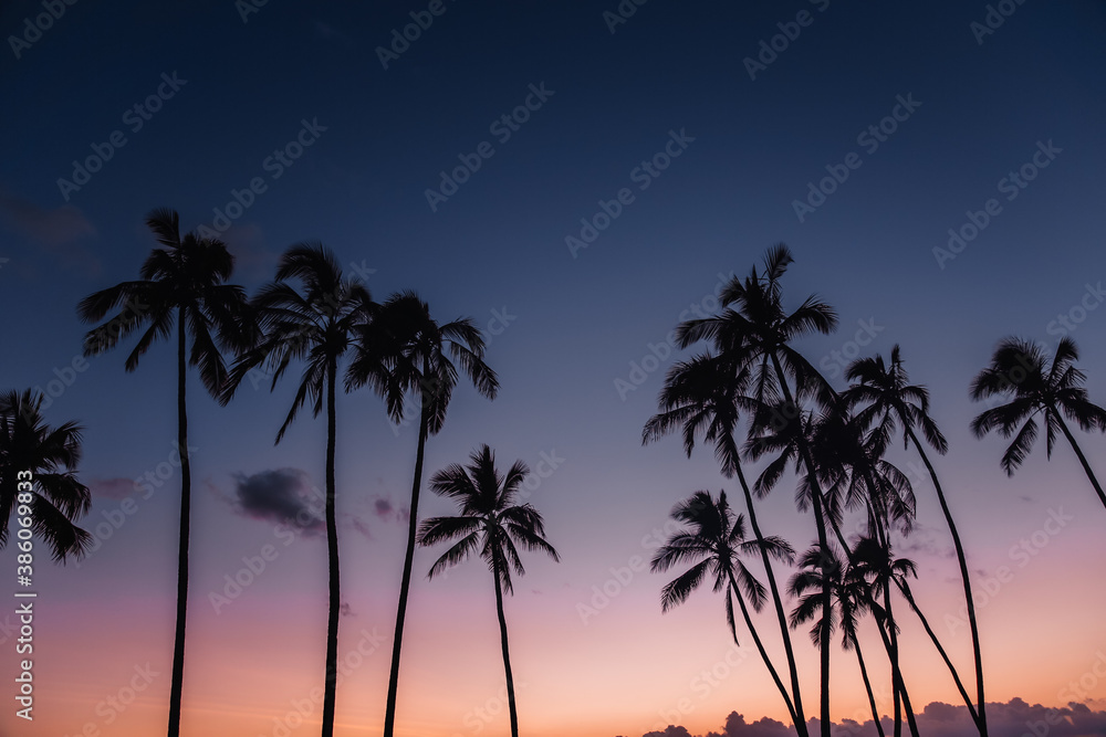 SUNSET AT Haleiwa Beach Park, North shore, Oahu, Hawaii
