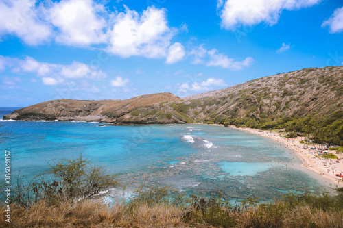 Hanauma bay, East Oahu coast, Hawaii