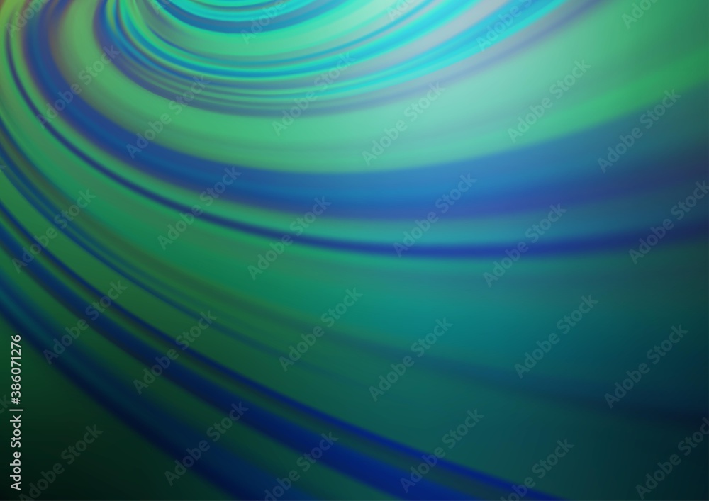 Dark Blue, Green vector blurred bright background. Dark Blue, Green vector blurred bright background.