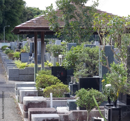 Time to visit the grave Higan Obon Japanese custom ancestor memorial service ohaka photo