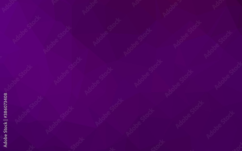 Dark Purple vector polygon abstract layout. Dark Purple vector polygon abstract layout.