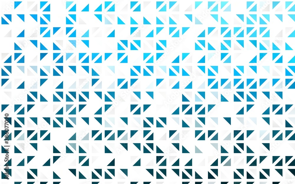 Light BLUE vector seamless cover in polygonal style.