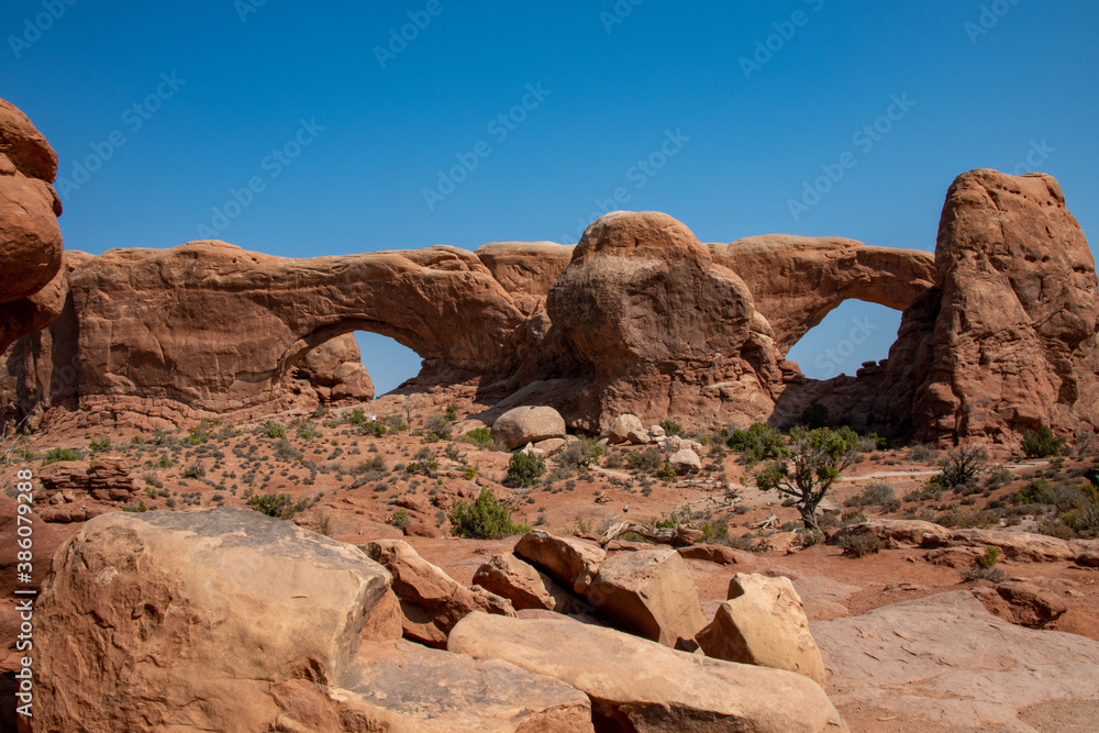 Windows in Arches National Park in October