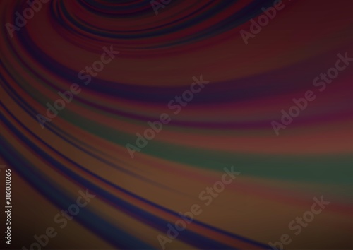 Dark Black vector abstract blurred pattern.