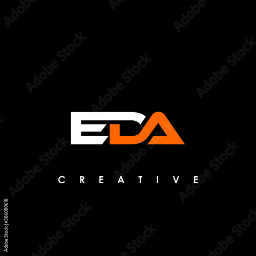 EDA Letter Initial Logo Design Template Vector Illustration	
