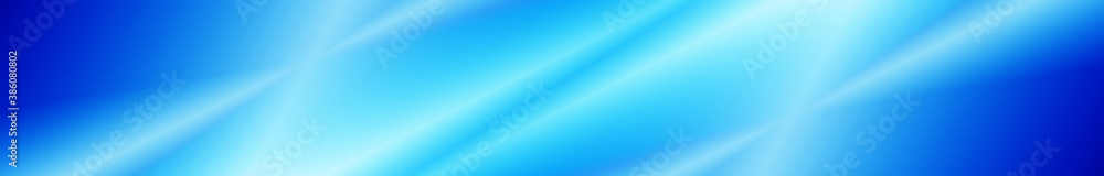 Blue gradient horizontal abstract illustration backdrop wallpaper. Light blue panorama background.