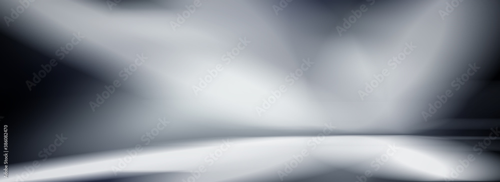 soft gray studio room background, grey floor backdrop with spotlight. soft gray studio room background, grey floor backdrop with spotlight.