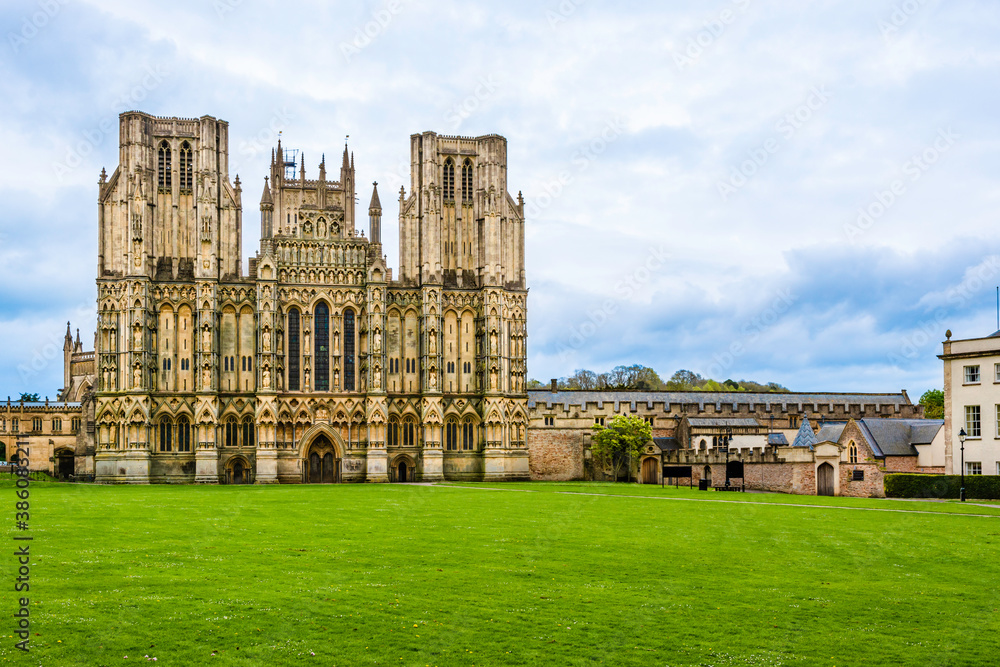 Cathedral Church of St Andrew the Apostle, known as Wells Cathedral in Wells, Somerset, UK