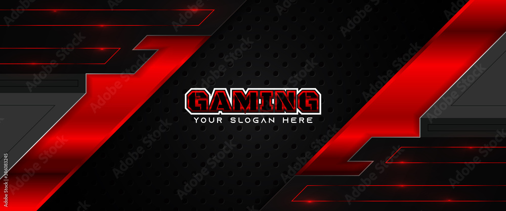 GAMING  BANNER COVER DESIGN TEMPLATE