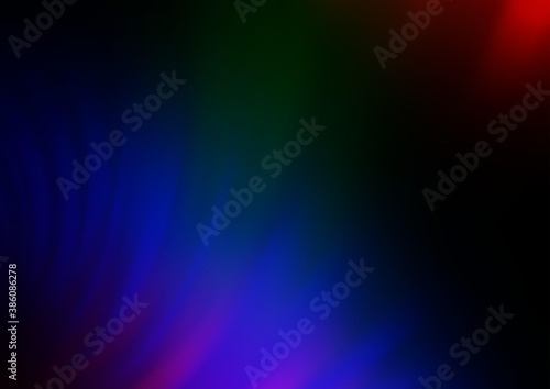Dark Multicolor, Rainbow vector abstract background.