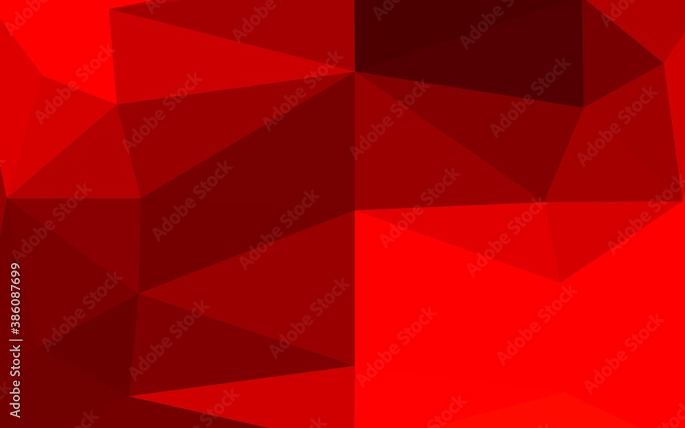 Light Red vector abstract polygonal texture. Light Red vector abstract polygonal texture.
