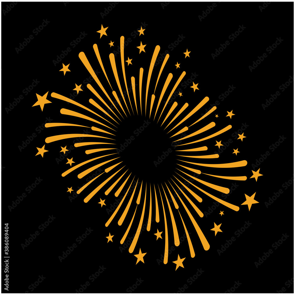 Fireworks Logo Template vector symbol Fireworks Logo Template vector symbol