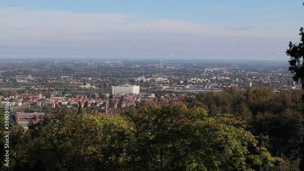 Cityscape of Bologna, Italy, focused on Maggiore Hospital and Marconi airport. Cityscape of Bologna, Italy, focused on Maggiore Hospital and Marconi airport.
