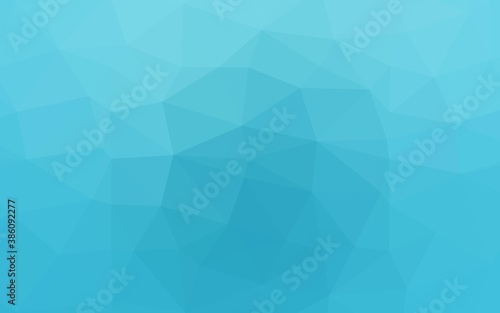 Light BLUE vector abstract mosaic pattern.